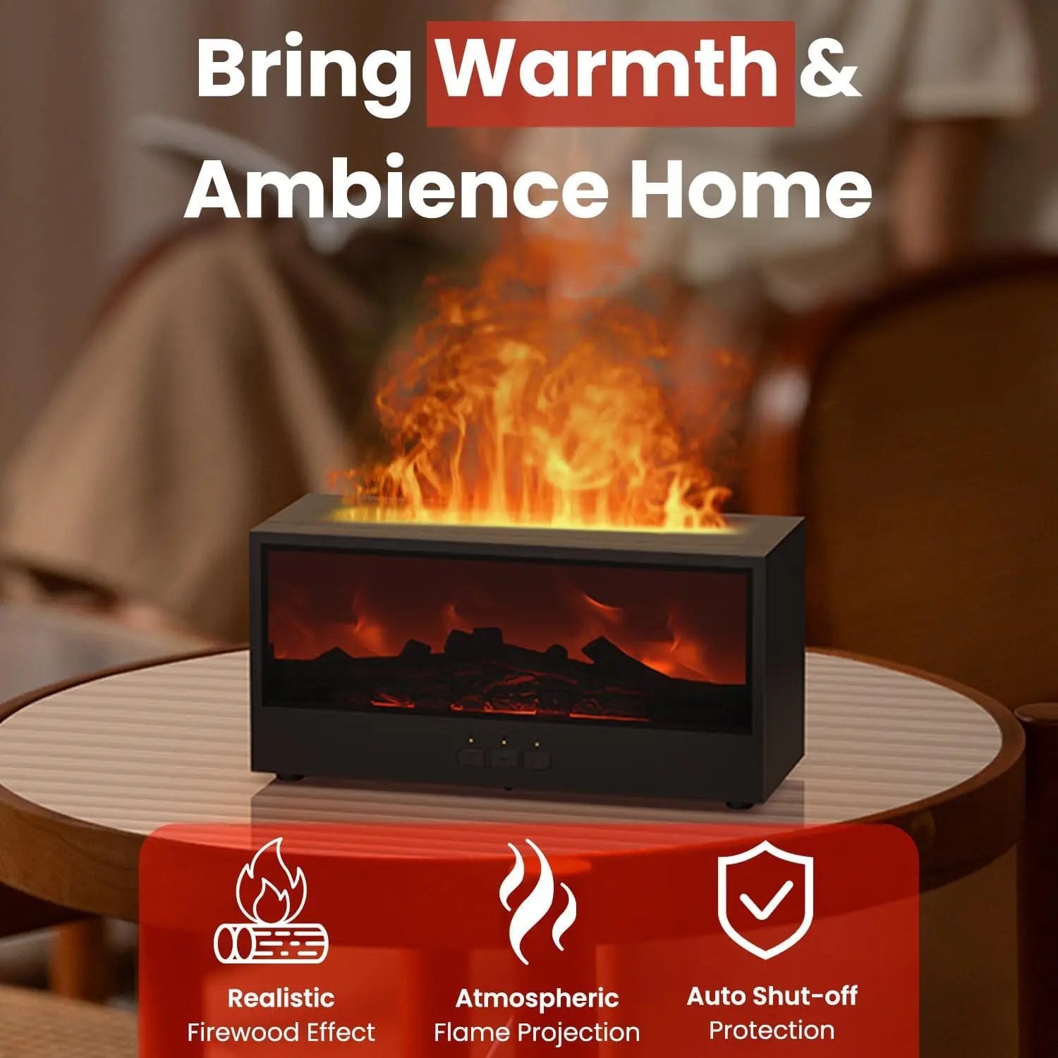 Fireplace Flame Ultrasonic Diffuser