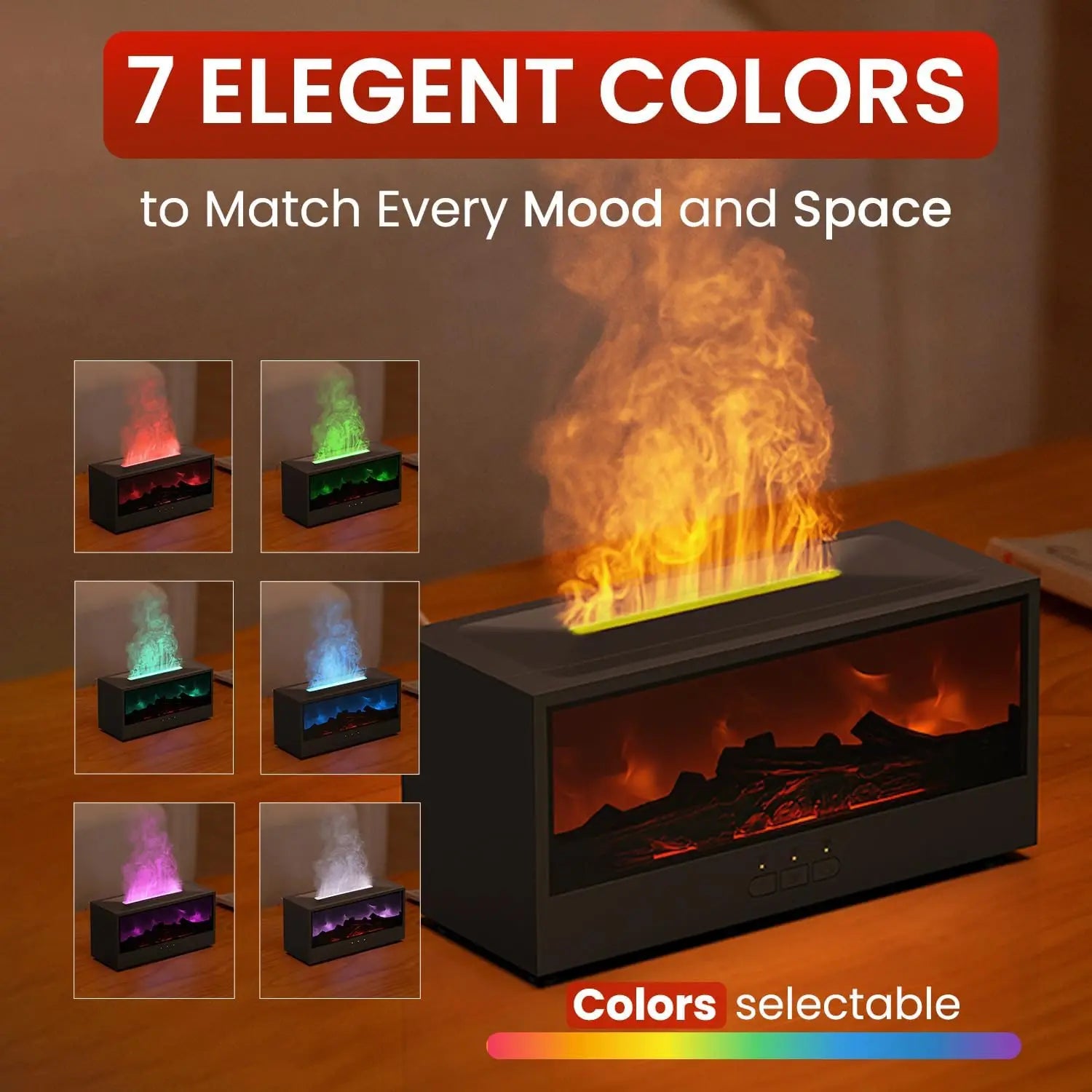 Fireplace Flame Ultrasonic Diffuser