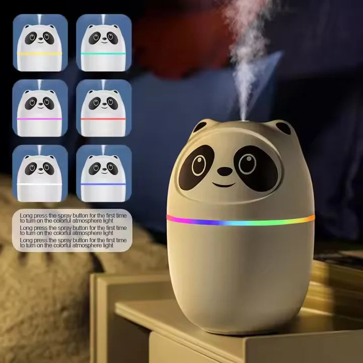 Cute Panda-Shaped Aroma Ultrasonic Diffuser